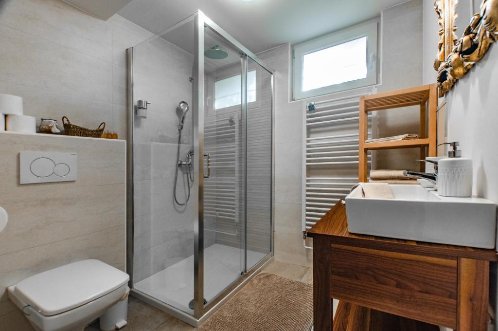 Koupelna v ubytování Apartma Amelie Bled