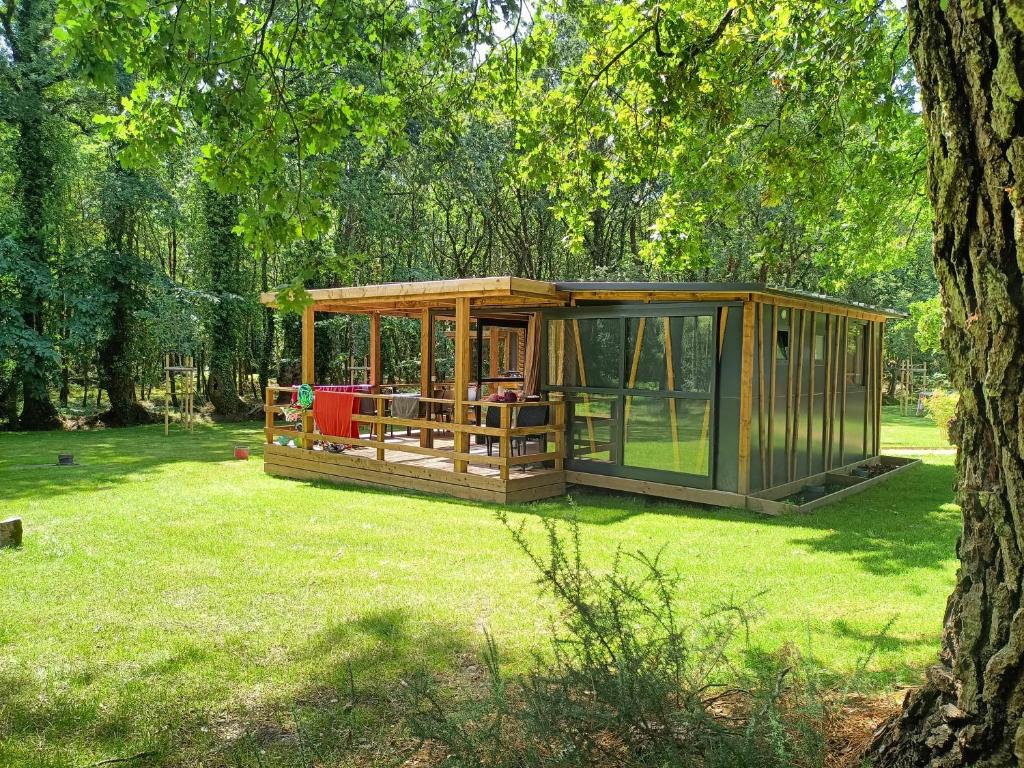 Zahrada ubytování Camping Saint Laurent