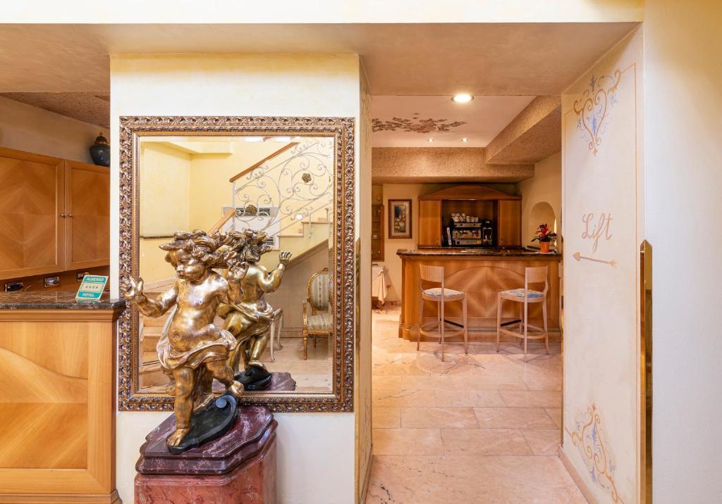Kuchyň nebo kuchyňský kout v ubytování Boutique Hotel Dieci