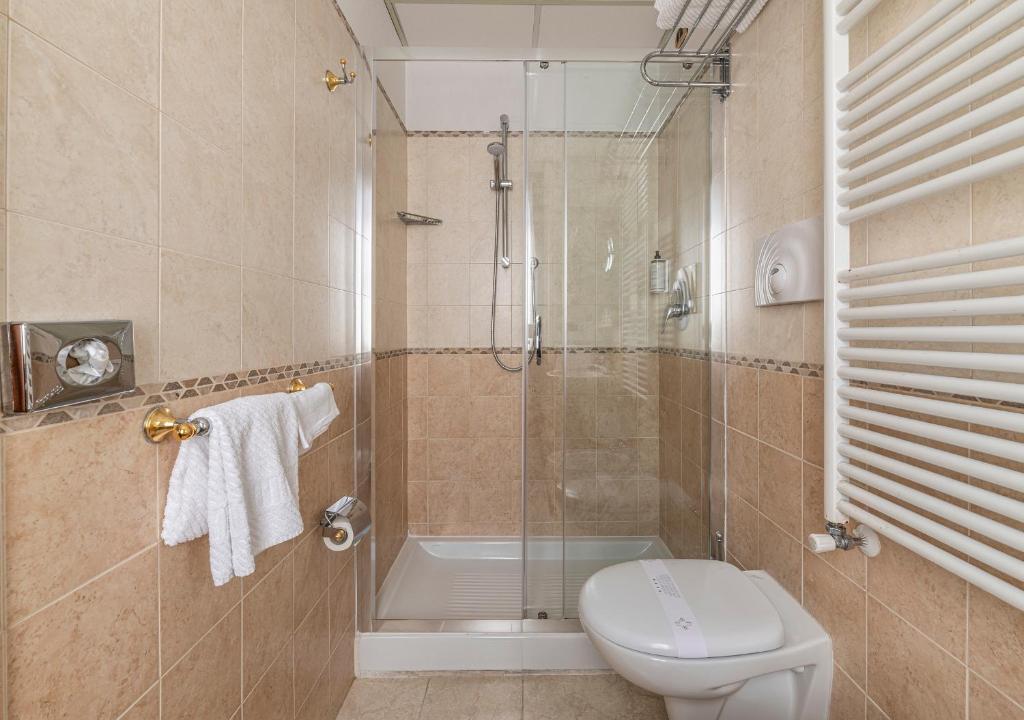 Koupelna v ubytování Boutique Hotel Dieci