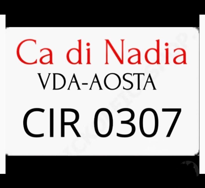 Certifikát, hodnocení, plakát nebo jiný dokument vystavený v ubytování Ca di Nadia