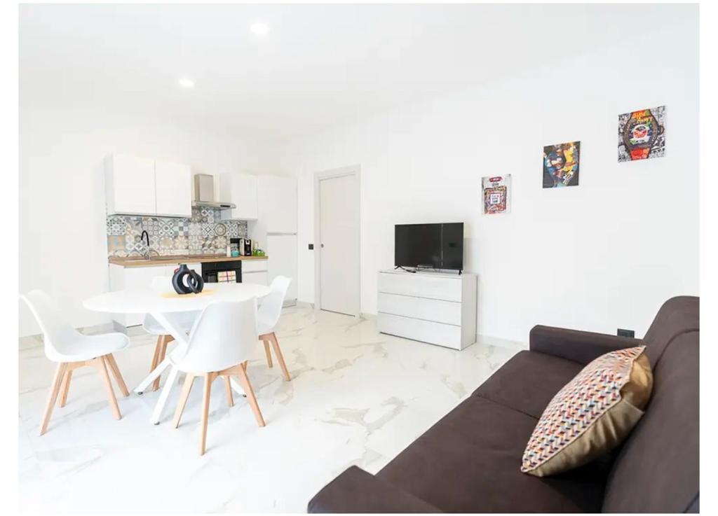 Kuchyň nebo kuchyňský kout v ubytování B&B LuxHome