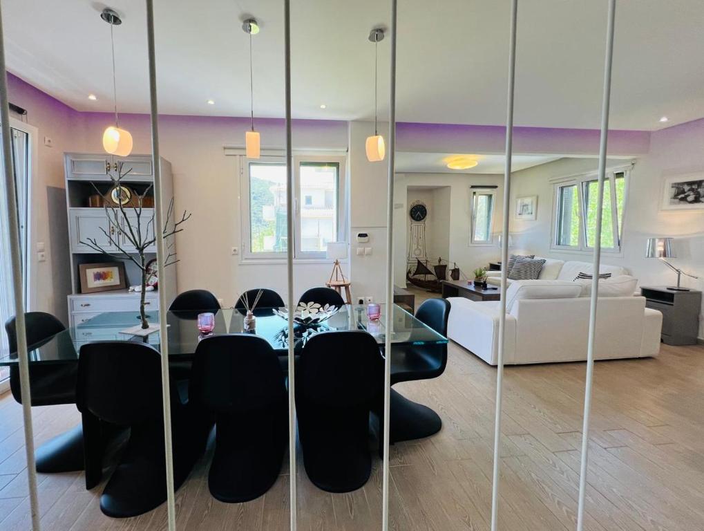 Posedenie v ubytovaní Lefkada Beach Villa