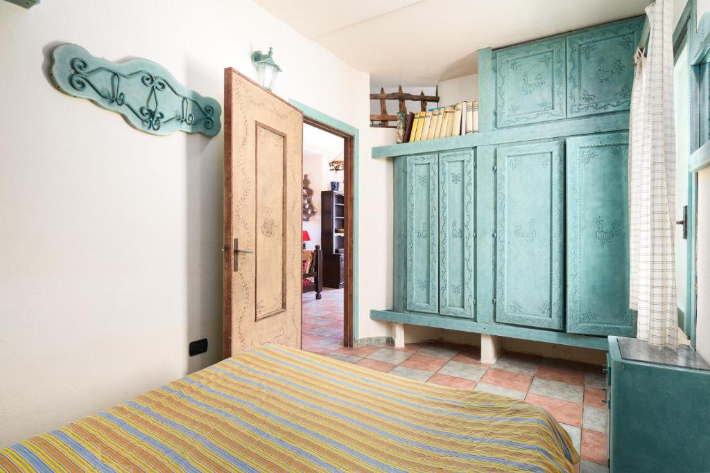 Postel nebo postele na pokoji v ubytování Sa Burrida