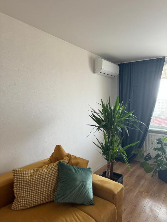 Posezení v ubytování Modern Central Apartment