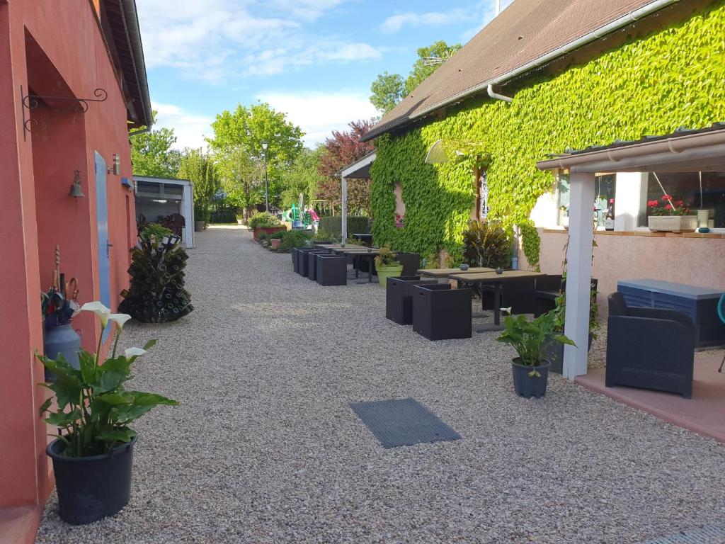 Zahrada ubytování Le Clos des Meix