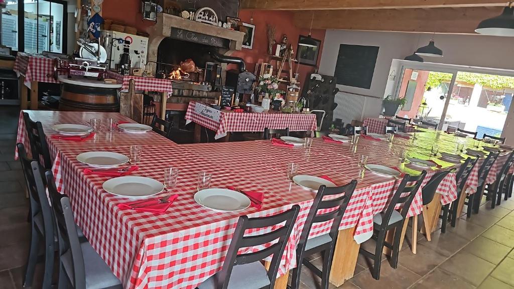 Restaurace v ubytování Le Clos des Meix
