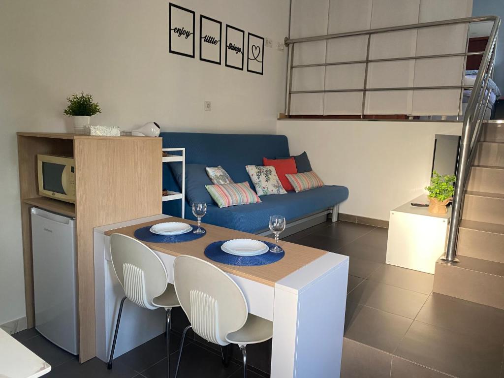 Dapur atau dapur kecil di Loft Playa Rodeira