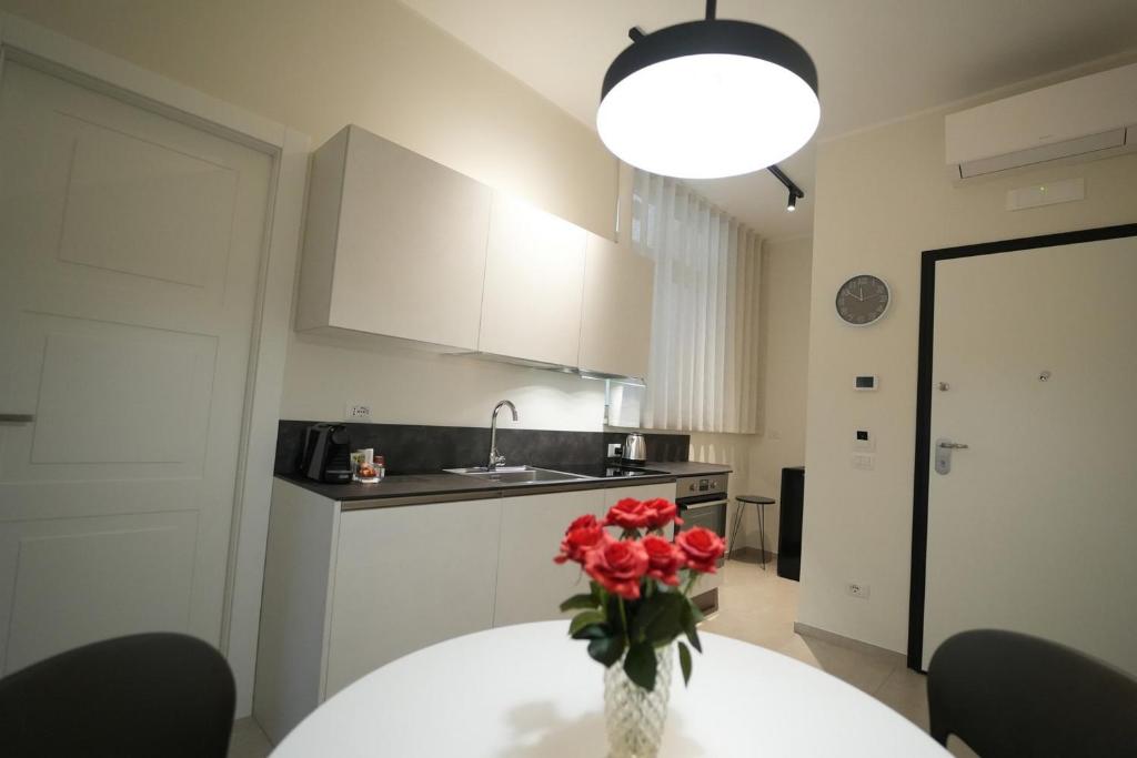 Kuchyň nebo kuchyňský kout v ubytování Annunziatella Suite & Rooms
