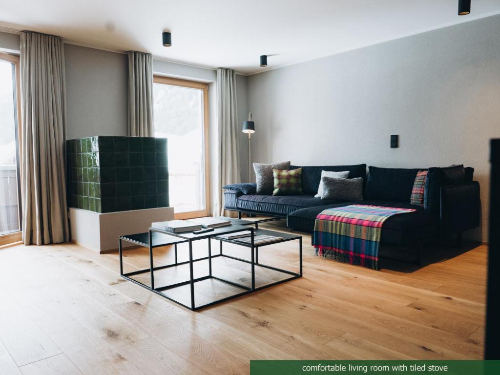 Posezení v ubytování Appart Hotel Knappaboda