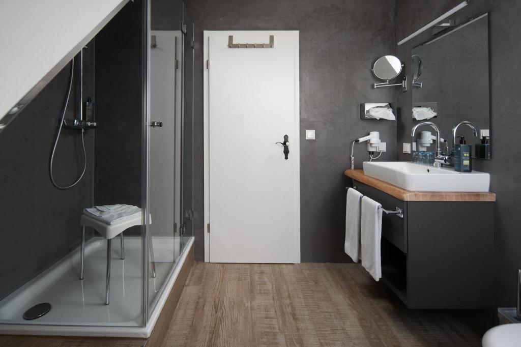 Koupelna v ubytování Kleinhuis Hotel Mellingburger Schleuse