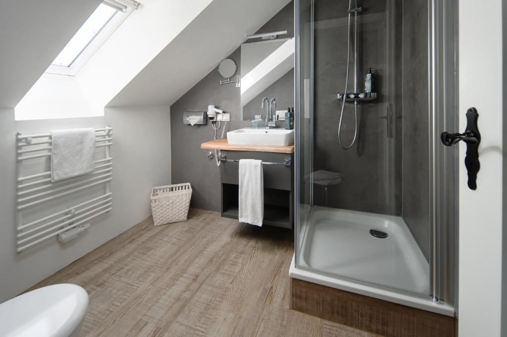 Koupelna v ubytování Kleinhuis Hotel Mellingburger Schleuse