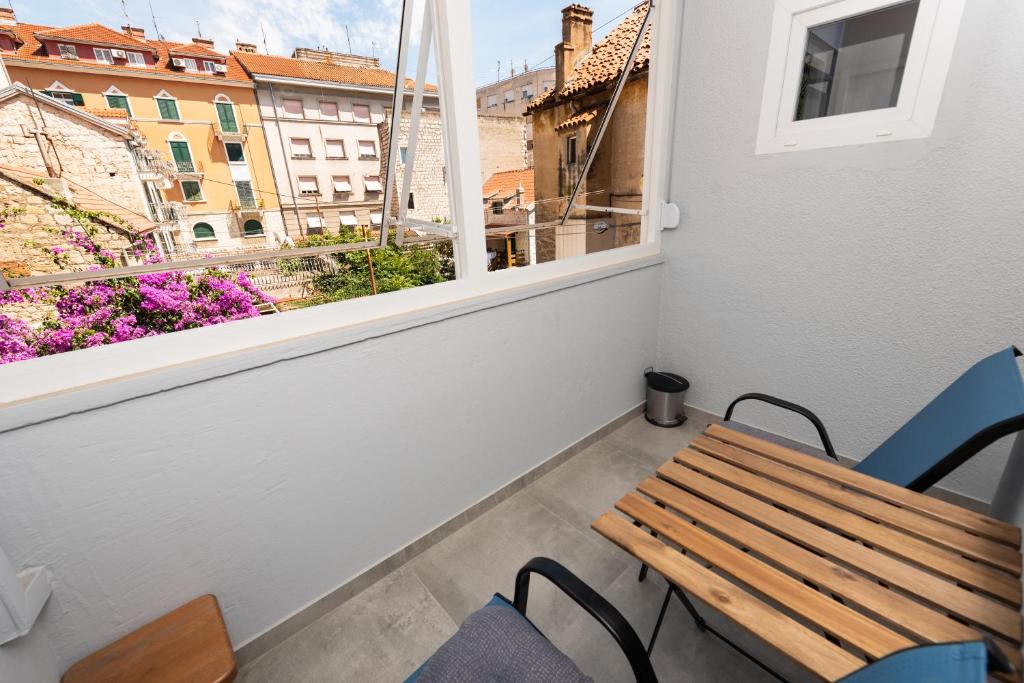 Balkón alebo terasa v ubytovaní Laghanini Apartments