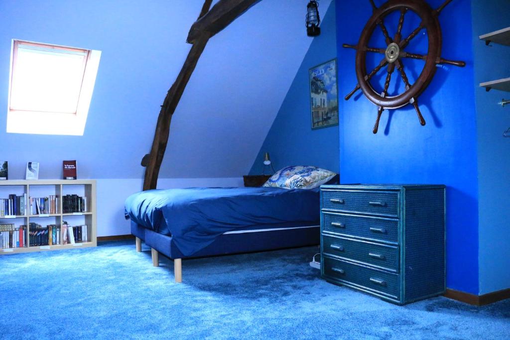 Jacuzzi et Vue sur Loire - Maison d'hôtes L'Odyssée - Habitación Doble Con Vista Al Lago