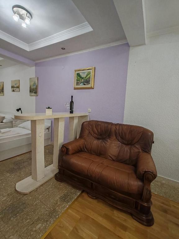 Posezení v ubytování Apartments Lucerna