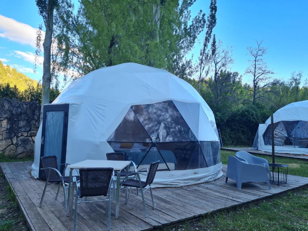 Zahrada ubytování Glamping Cañon del Rio Lobos