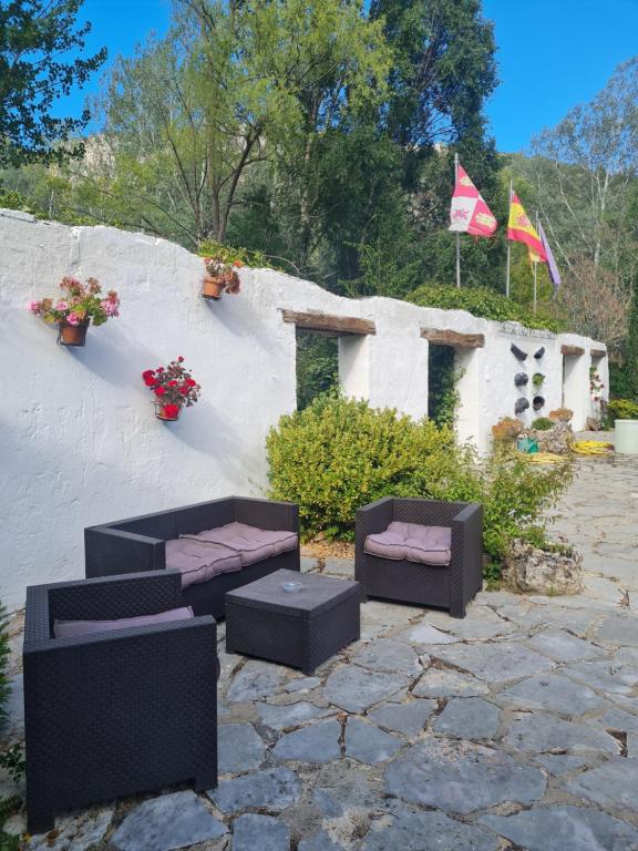 Zahrada ubytování Glamping Cañon del Rio Lobos