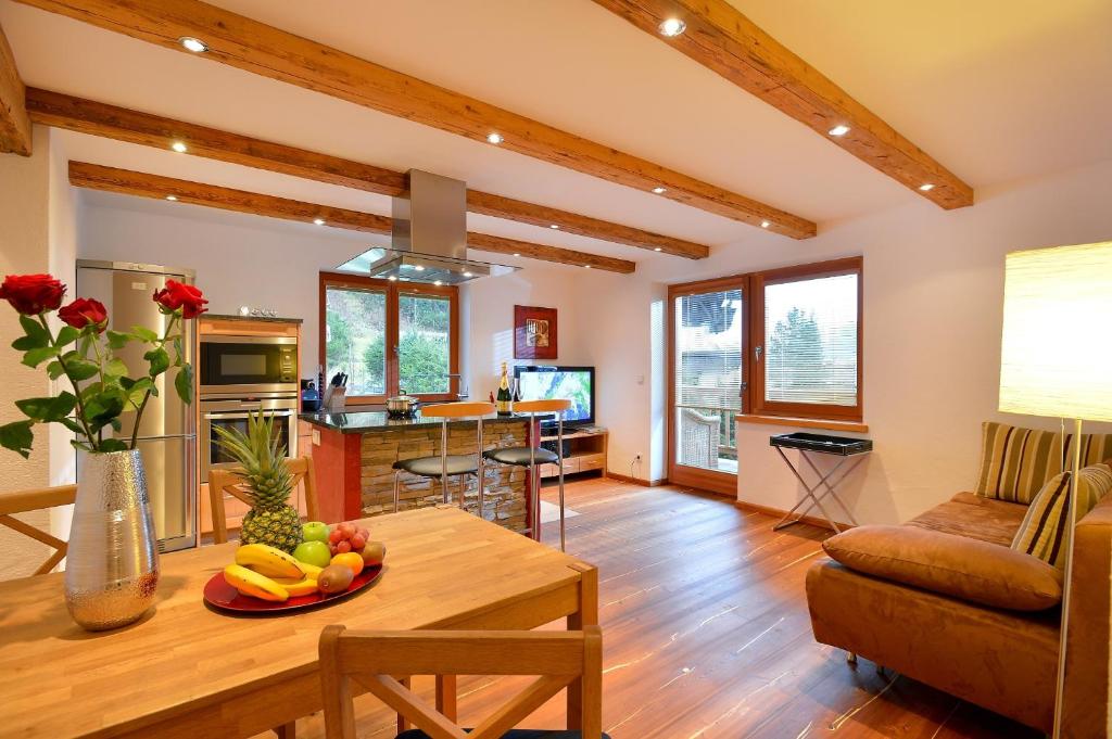 Televízia a/alebo spoločenská miestnosť v ubytovaní Appartement Vötter by NV-Appartements