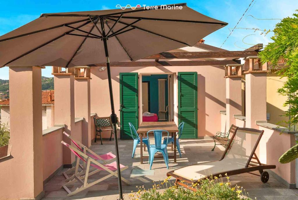 Patio nebo venkovní prostory v ubytování A Casa Tua Room, Terre Marine