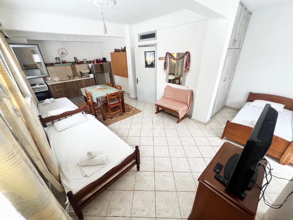 A bed or beds in a room at Studios Vaso