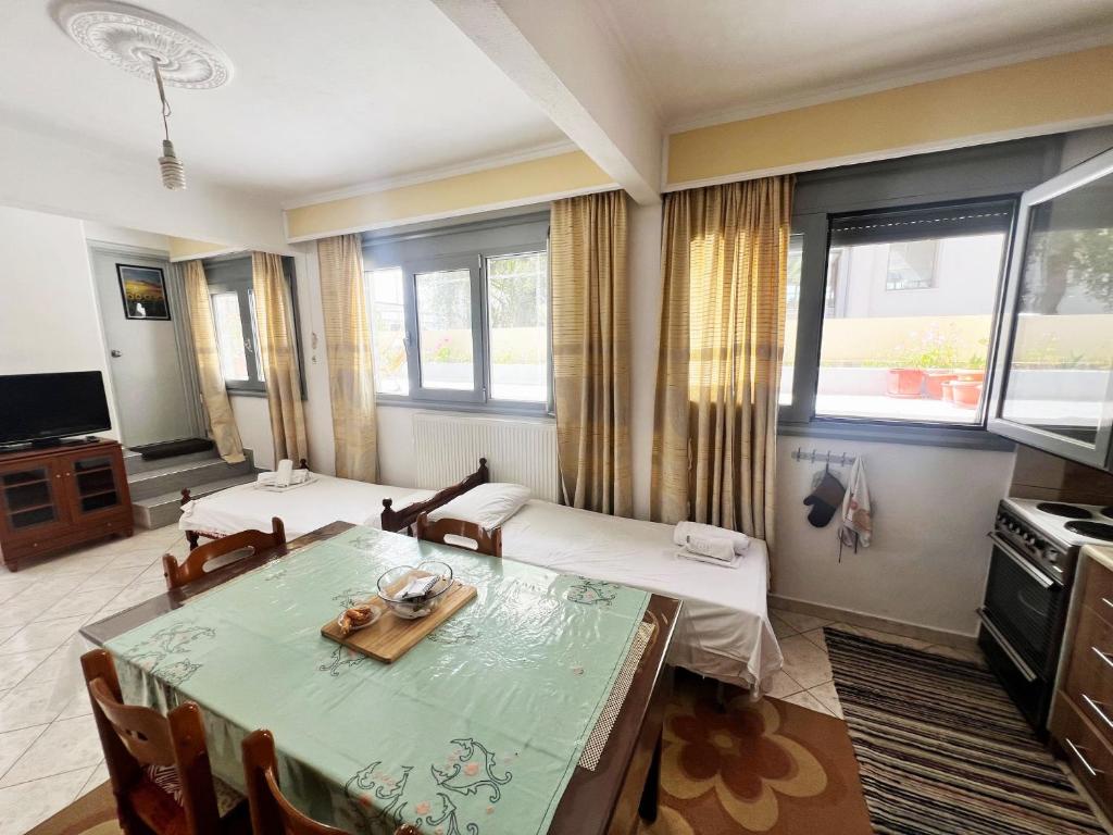 A bed or beds in a room at Studios Vaso