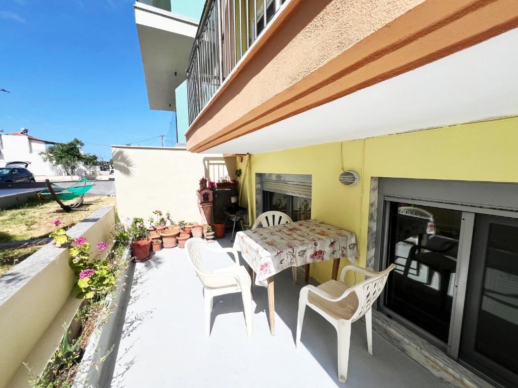 A balcony or terrace at Studios Vaso