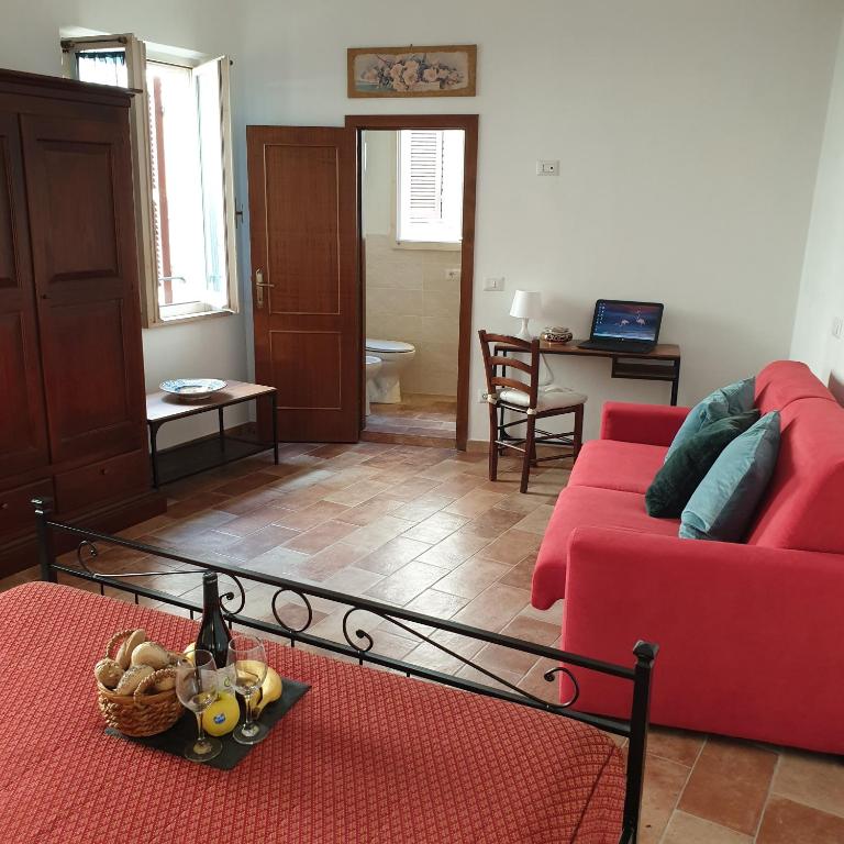 Posezení v ubytování Locanda Francescana