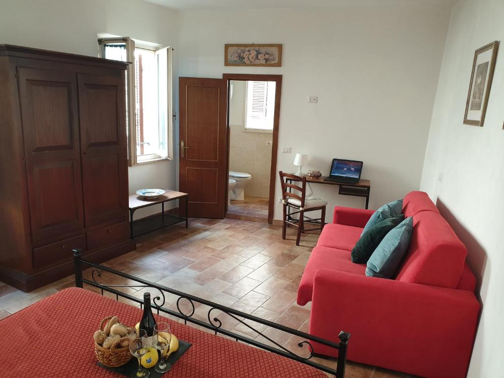 Posezení v ubytování Locanda Francescana