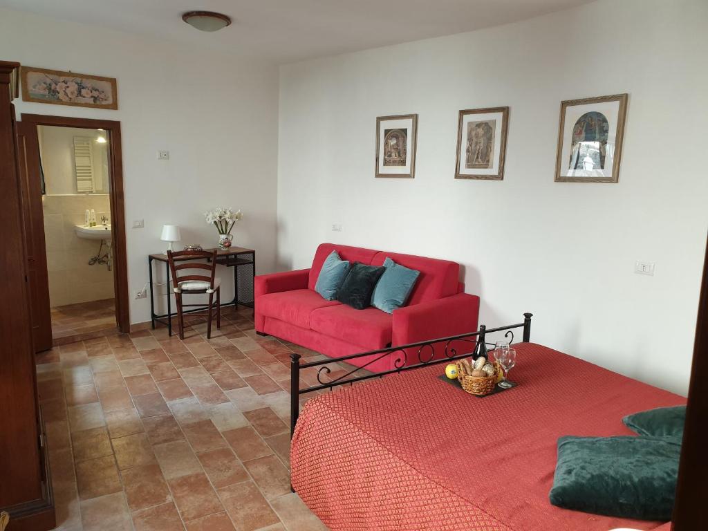 Posezení v ubytování Locanda Francescana