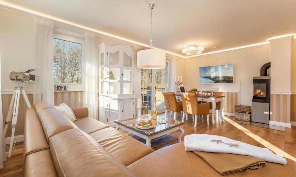 Posezení v ubytování Villa Strandblick Villa Strandblick 11