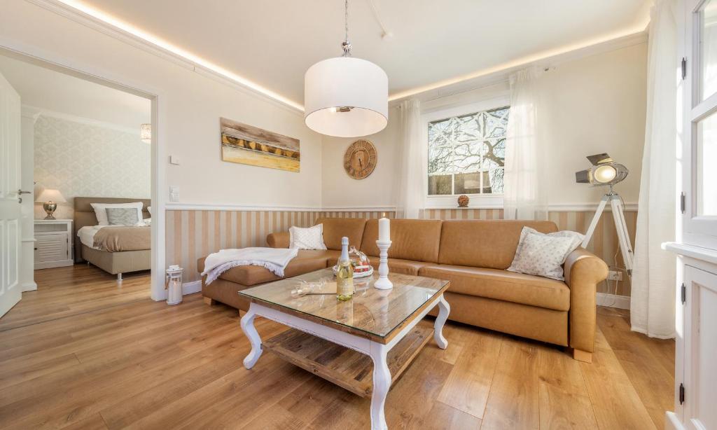 Posezení v ubytování Villa Strandblick Villa Strandblick 11