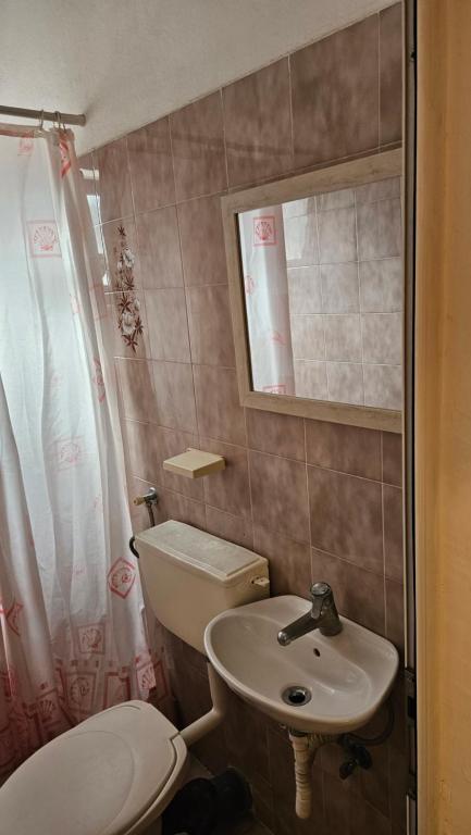 Koupelna v ubytování Kacanic Villa