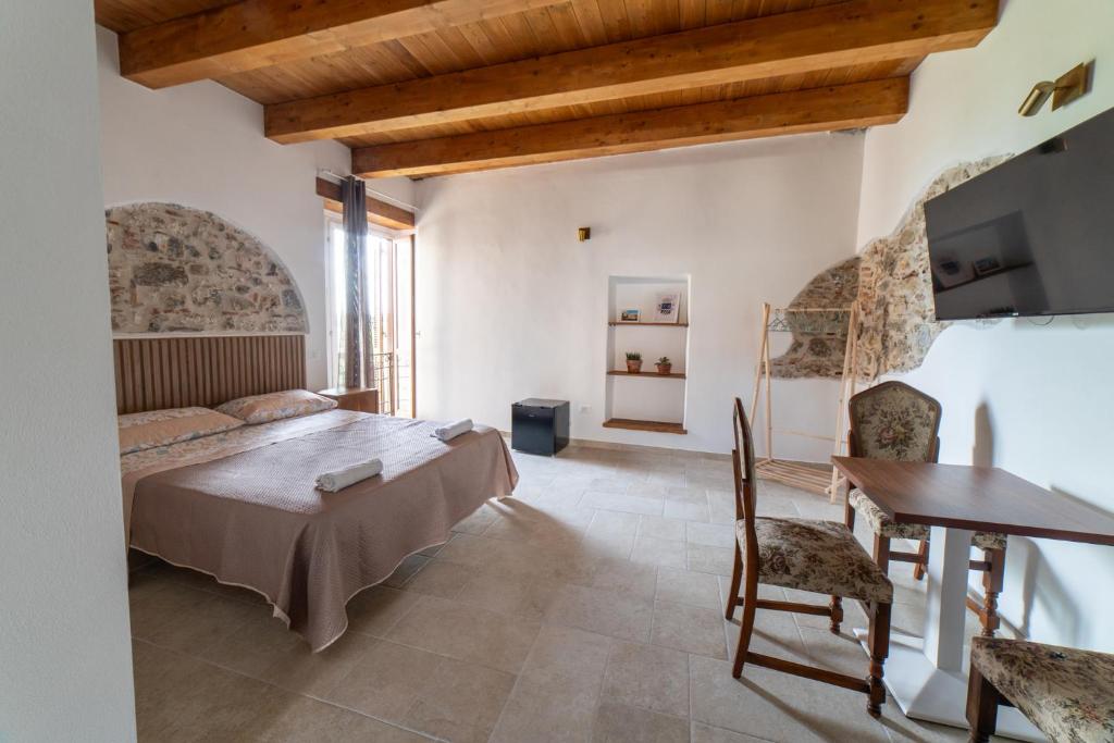 Postel nebo postele na pokoji v ubytování Maison de Curtis