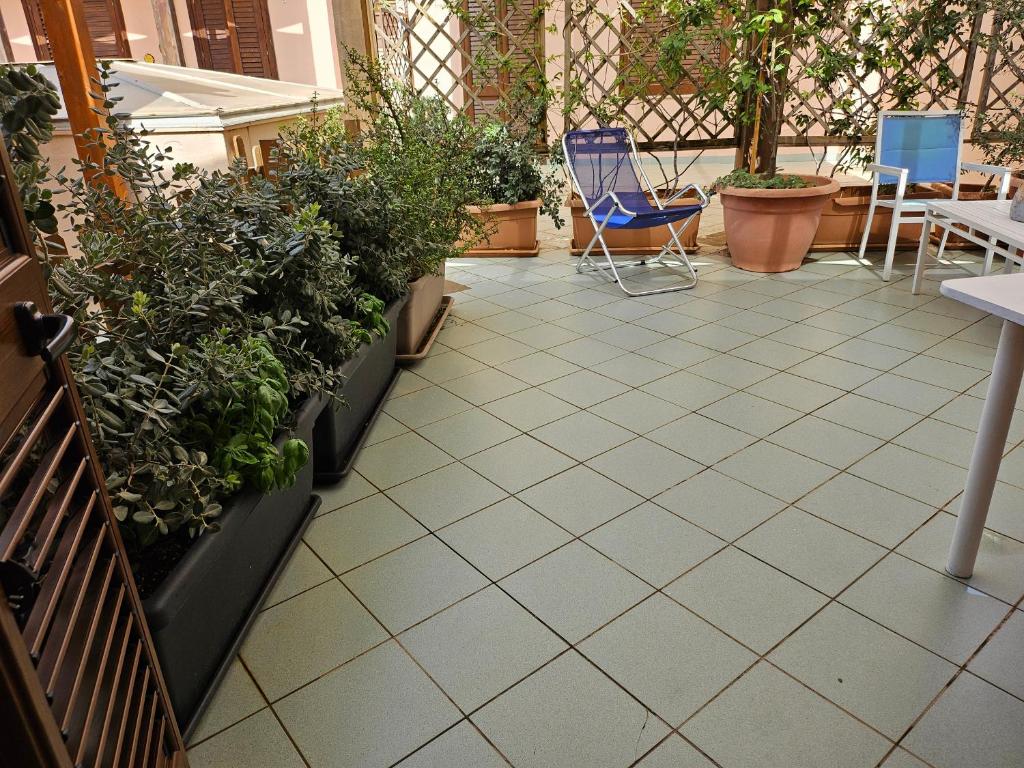 Patio alebo iná vonkajšia časť ubytovania cico appartamento