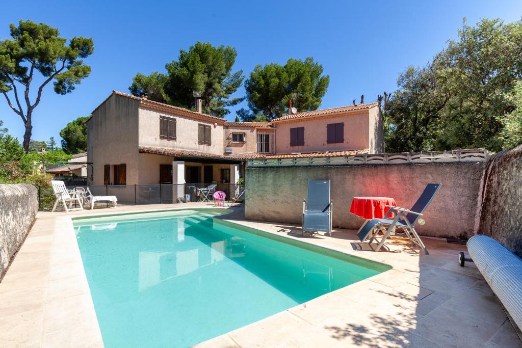 Swimmingpoolen hos eller tæt på Appartement - Portes Des Calanques