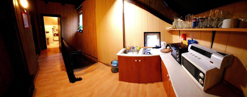 Kuchyňa alebo kuchynka v ubytovaní Apartament Park Śląski