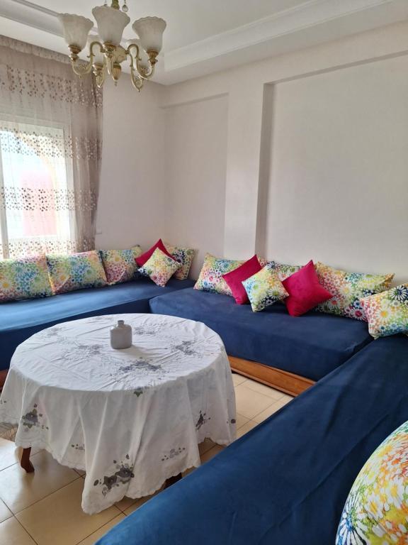 Posezení v ubytování ocean view apartment