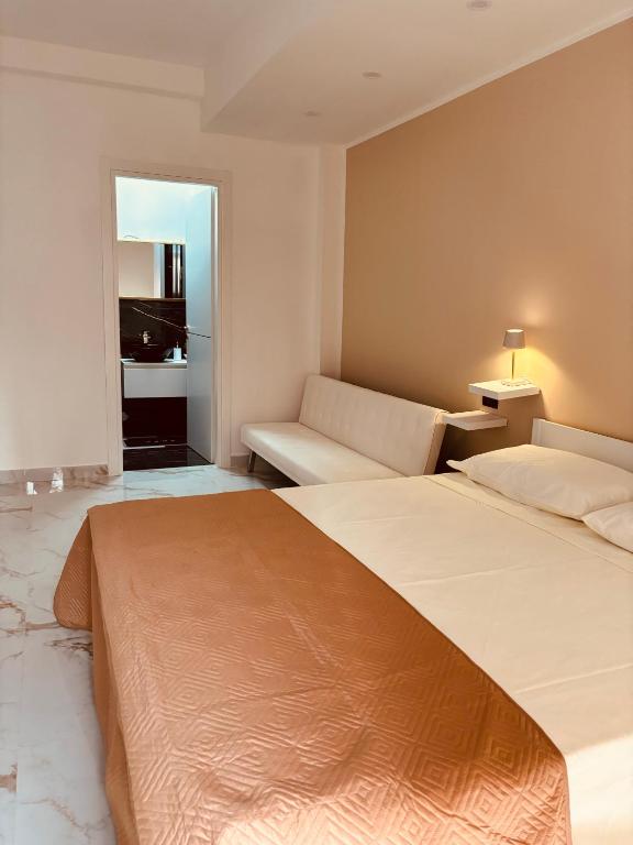 Postel nebo postele na pokoji v ubytování B&B A un passo dal mare