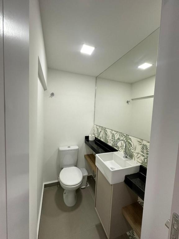 Koupelna v ubytování Apartamento com lazer e spa