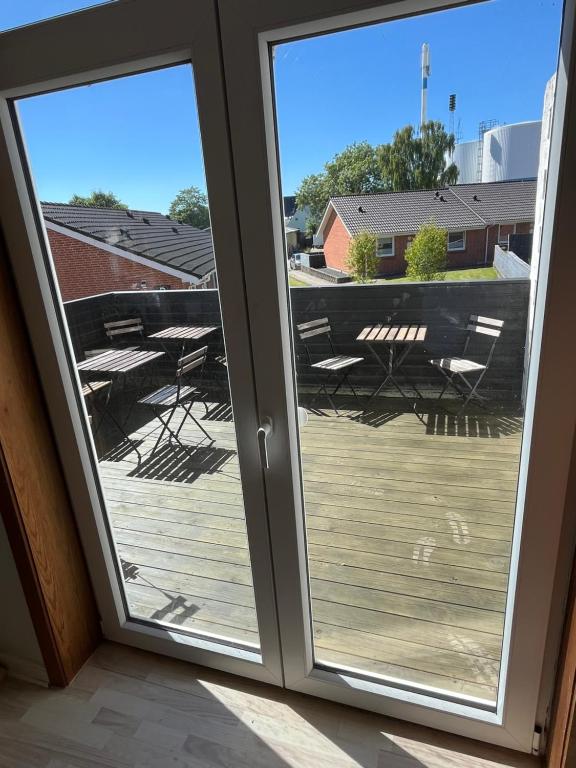 Balkón nebo terasa v ubytování Folsted - Værelse 202 fri parkering
