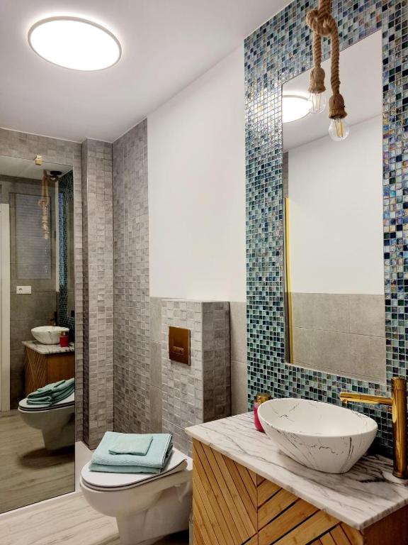Koupelna v ubytování Apartament Goleta