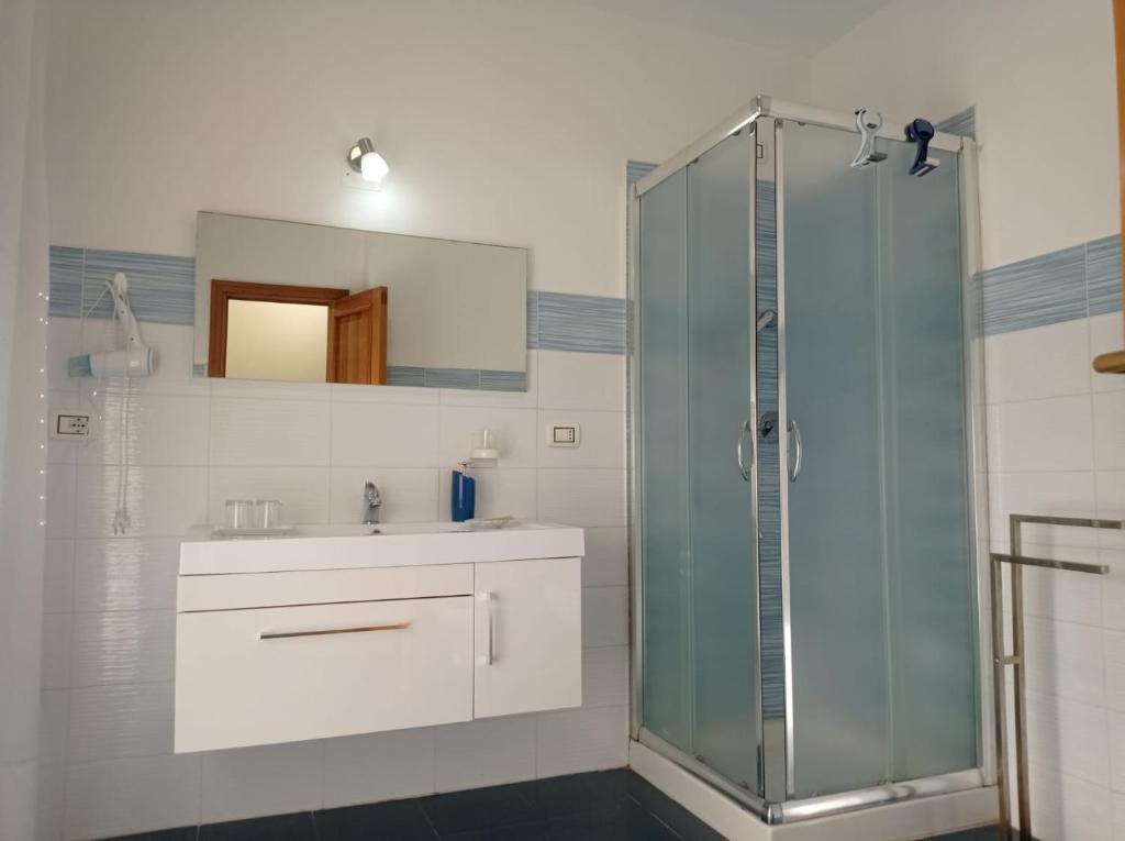 Koupelna v ubytování Villa Teodora