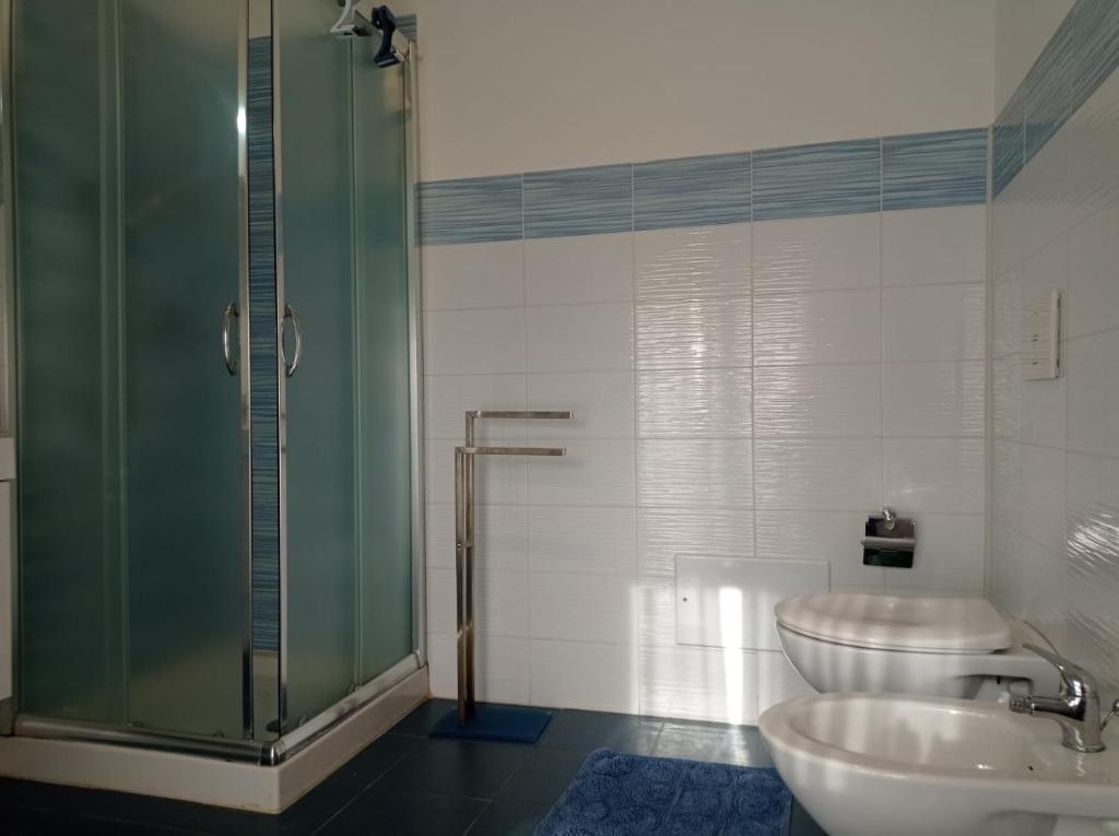 Koupelna v ubytování Villa Teodora