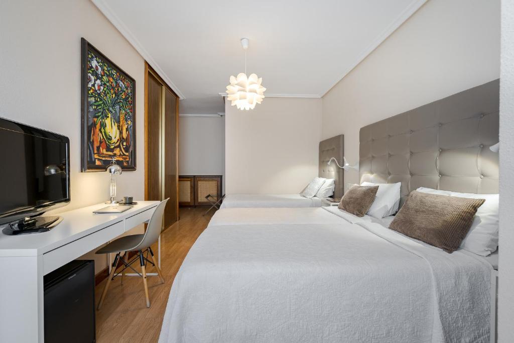 Postel nebo postele na pokoji v ubytování Hotel Eurowest