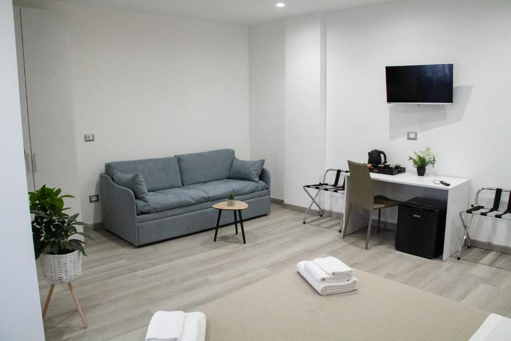 A seating area at B&B Civico 64 Scalea