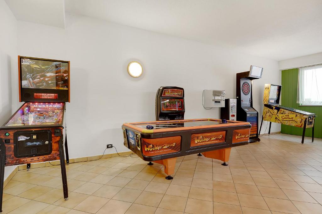 Herní místnost v ubytování Aparthotel Majestic