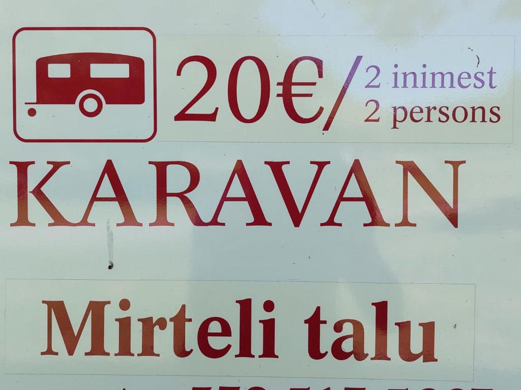 Certifikát, hodnocení, plakát nebo jiný dokument vystavený v ubytování Mirteli Talu