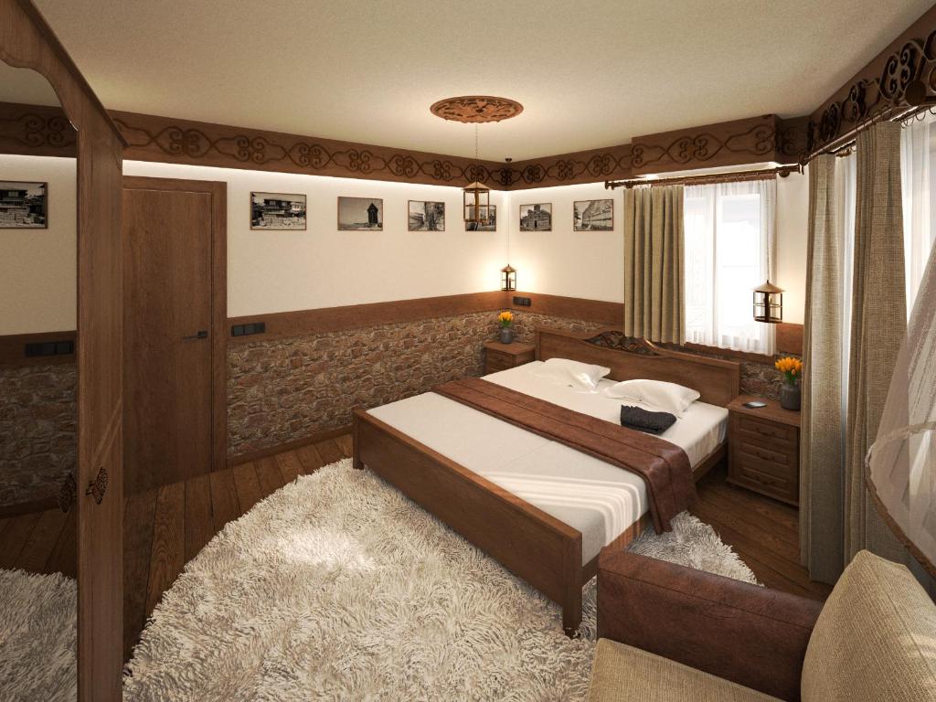 Postel nebo postele na pokoji v ubytování Nea Mesemvria Boutique