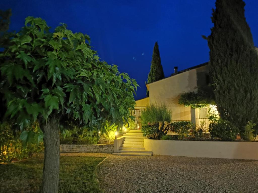 Zahrada ubytování Juste en Provence