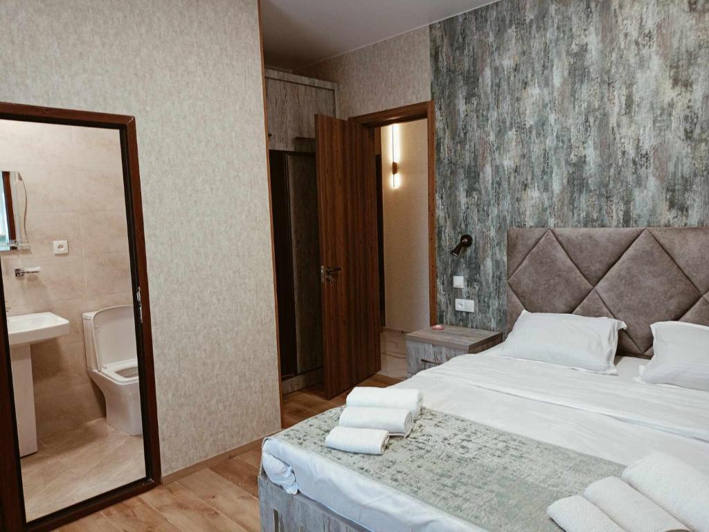 Letto o letti in una camera di Panorama RABATI